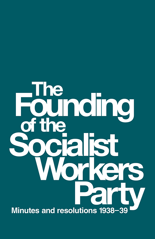 Founding of the Socialist Workers Party
